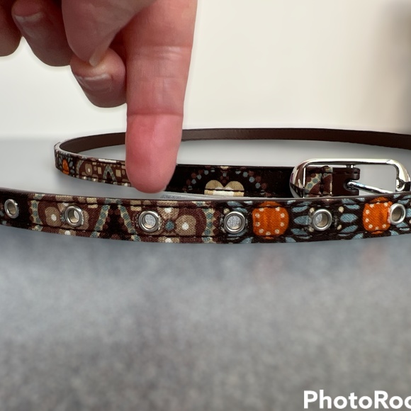 Brown/Orange/Blue Pattern Belt, Large - Picture 4 of 8